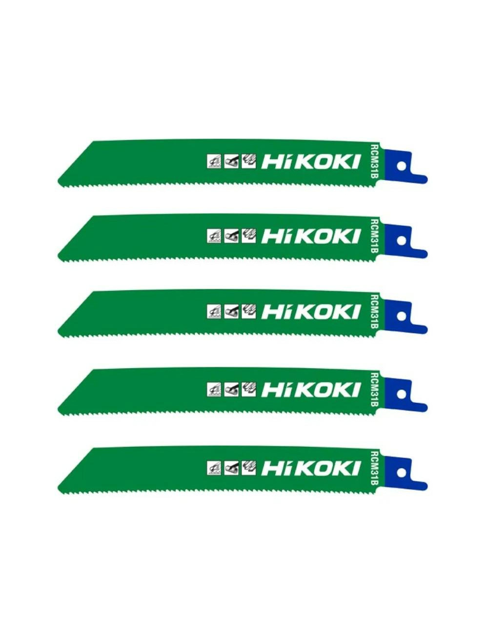 HIKOKI BRZESZCZOT DO PIŁ SZABLASTYCH RCM31B WYGIĘTY 150 14TPI 150mm 5szt.