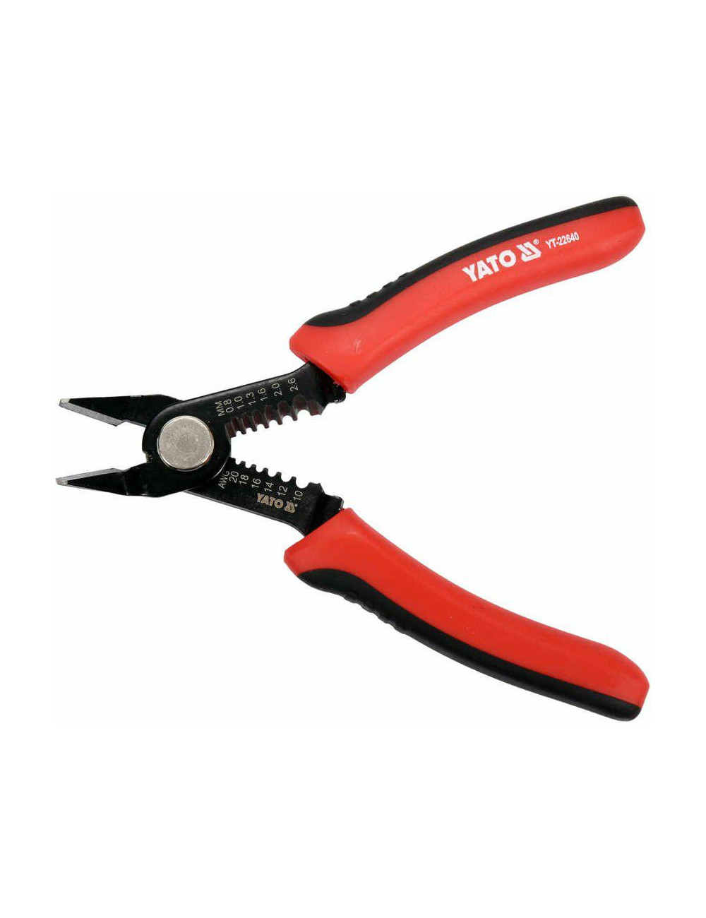 YATO OBCINAK ELEKTRYCZNY 140mm Z FUNKCJĄ ŚCIĄGANIA IZOLACJI