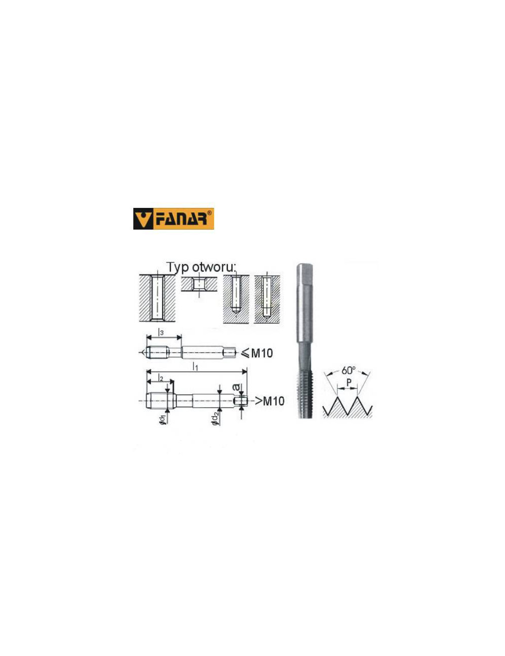 FANAR GWINTOWNIK M 3 ISO-529 *