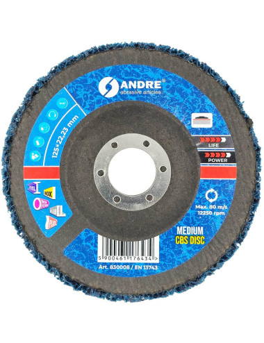 ANDRE KRĄŻEK SZLIFIERSKI CBS 125mm MEDIUM - BLUE