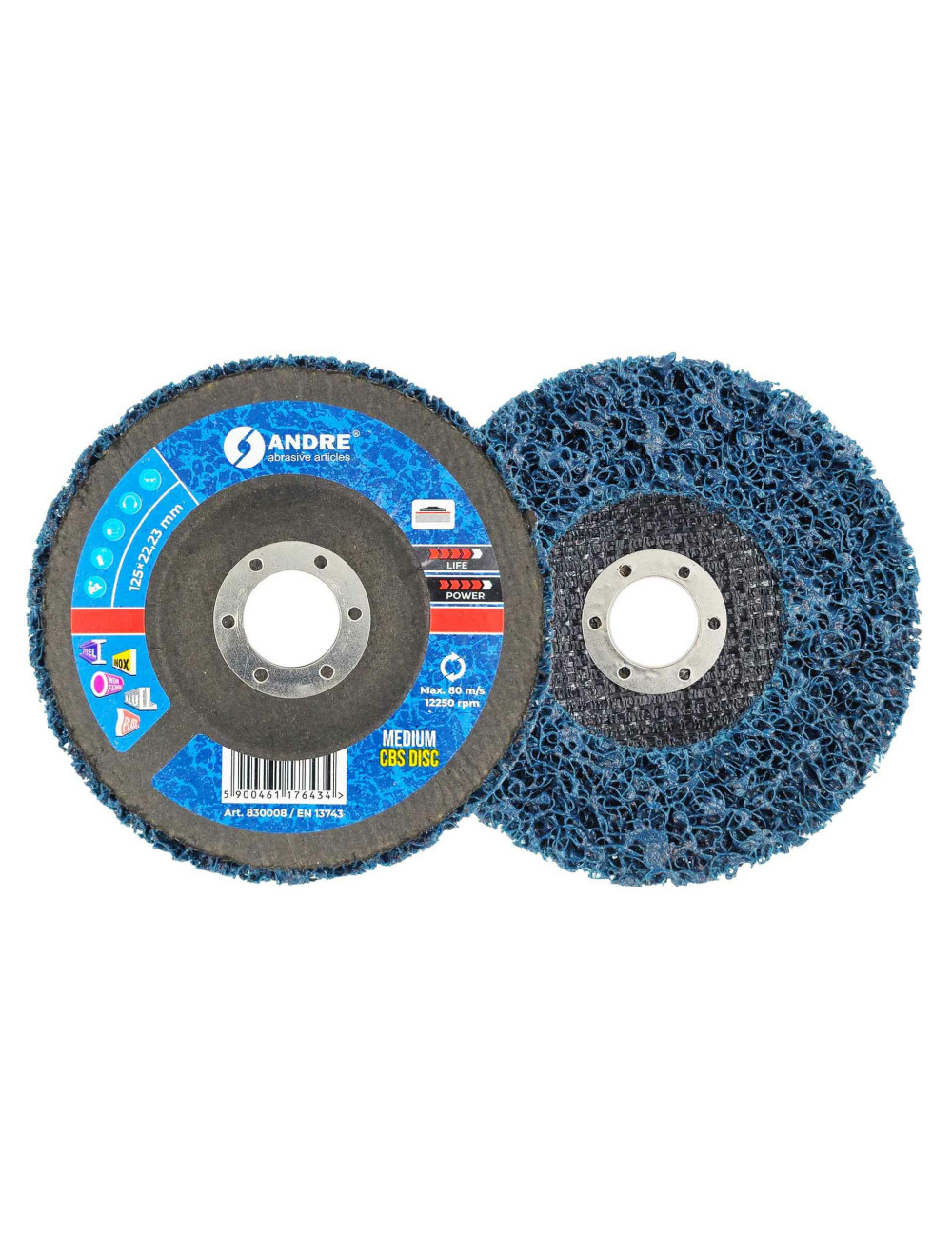 ANDRE KRĄŻEK SZLIFIERSKI CBS 125mm MEDIUM - BLUE