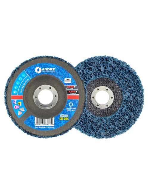 ANDRE KRĄŻEK SZLIFIERSKI CBS 125mm MEDIUM - BLUE