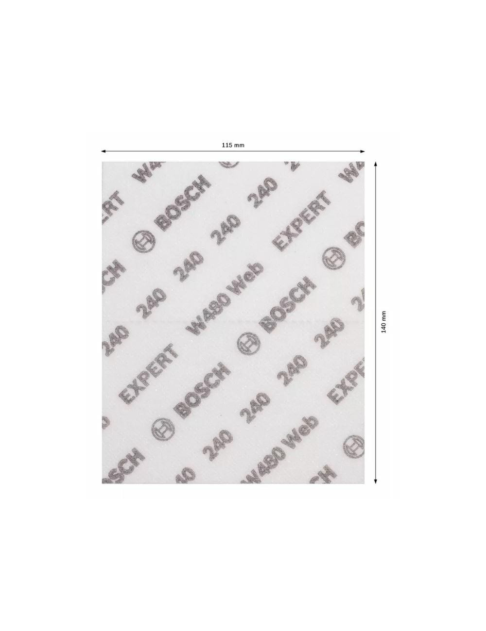 BOSCH GĄBKA ŚCIERNA P240 2szt.