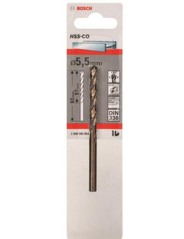 BOSCH WIERTŁO DO METALU HSS-Co 6,8 69mm 1szt.