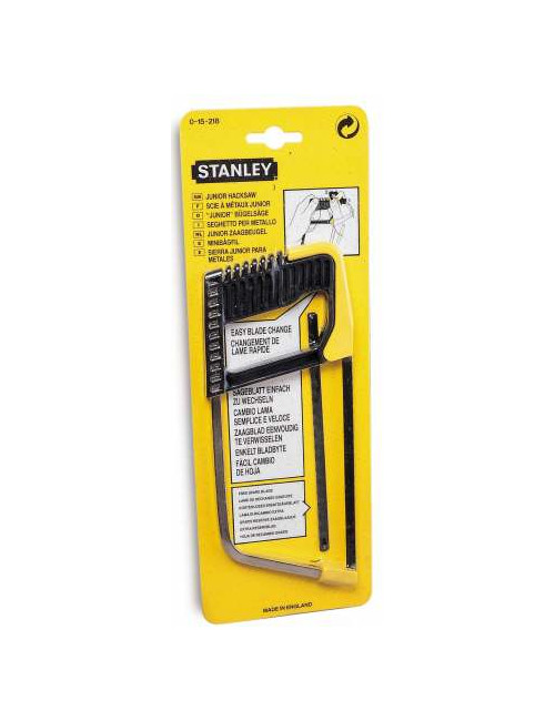 STANLEY PIŁA METAL JUNIOR 215mm REWOLWER + 2 BRZESZCZOTY 3-15-905