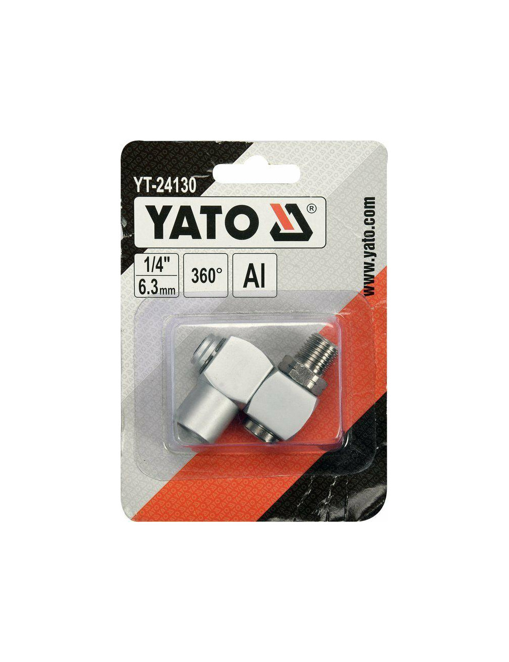 YATO PRZEGUB PNEUMATYCZNY OBROTOWY 1/4"