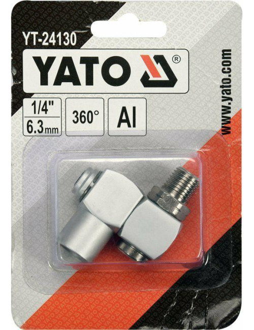 YATO PRZEGUB PNEUMATYCZNY OBROTOWY 1/4"