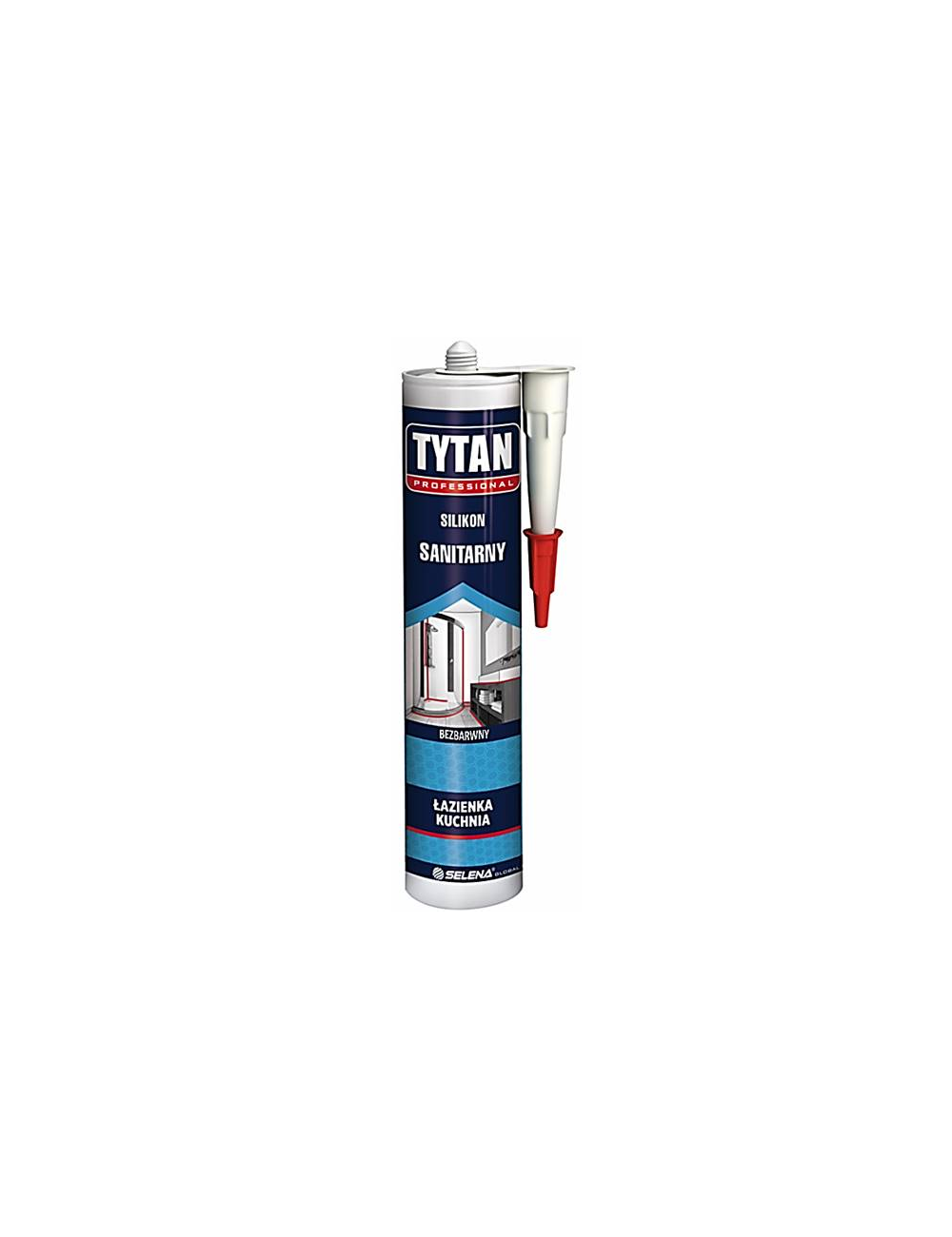 TYTAN SILIKON SANITARNY BEZBARWNY 280ml PROFESSIONAL