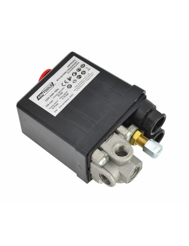 AWTOOLS WYŁĄCZNIK CIŚNIENIOWY KOMPRESORA 230V 3 WEJŚCIA 1/4"