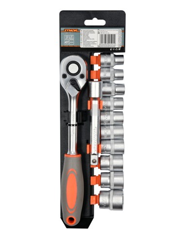 STHOR ZESTAW KLUCZY   1/2"  12el