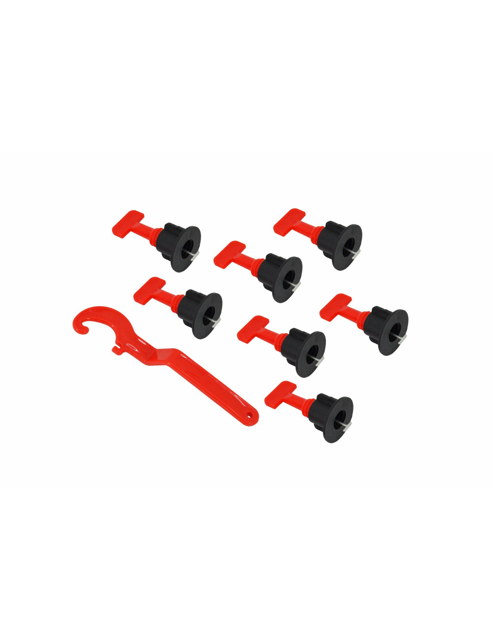 AWTOOLS SYSTEM POZIOMOWANIA PŁYTEK 50szt. + KLUCZ