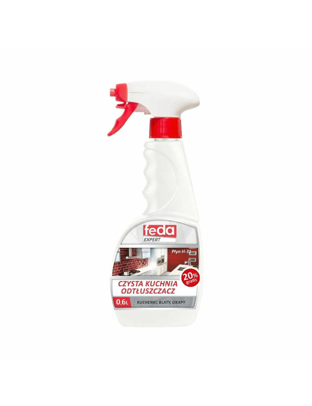 FEDA PŁYN CZYSTA KUCHNIA ODTŁUSZCZACZ H-31 0.6L