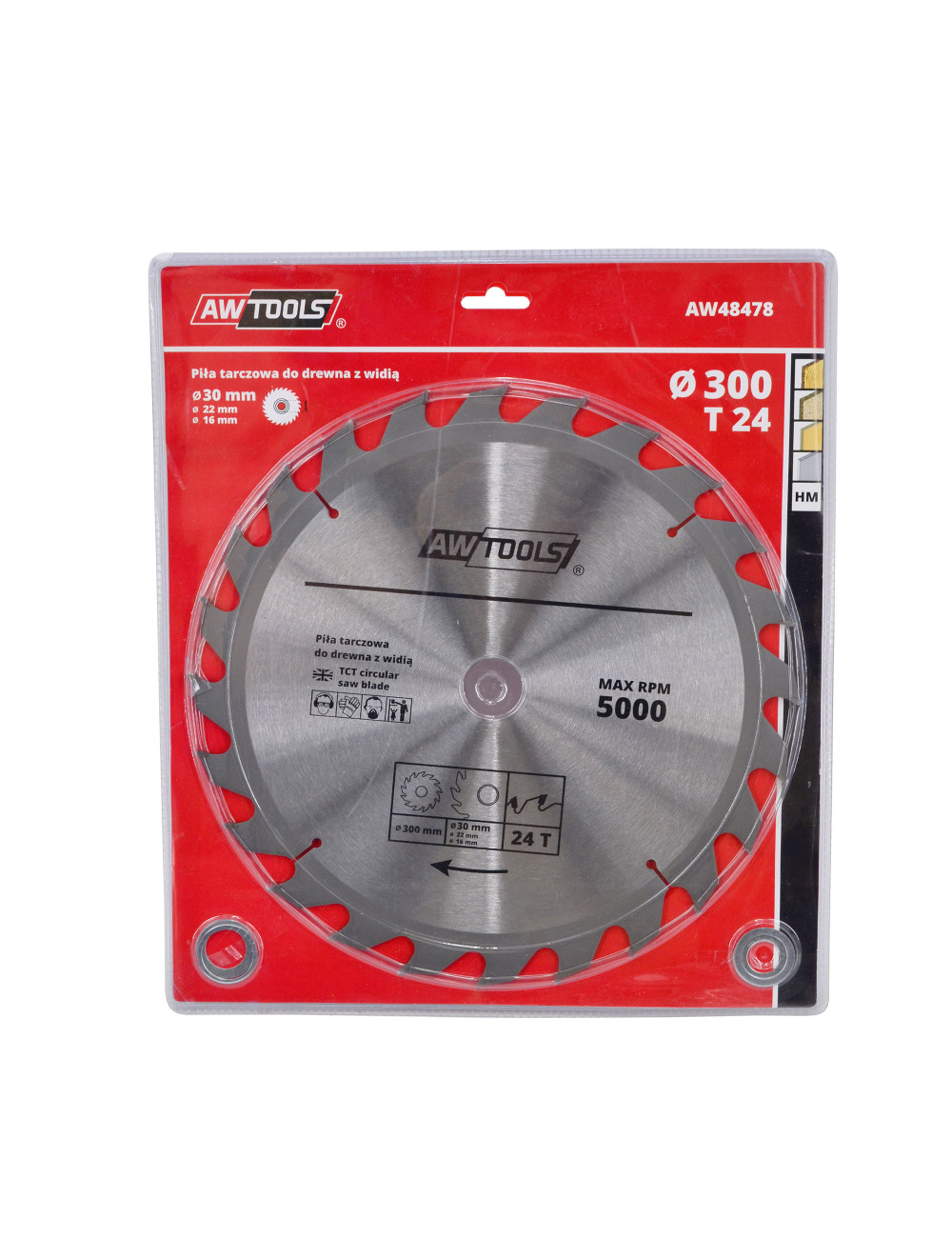 AWTOOLS PIŁA TARCZOWA WIDIOWA 200x30x30z