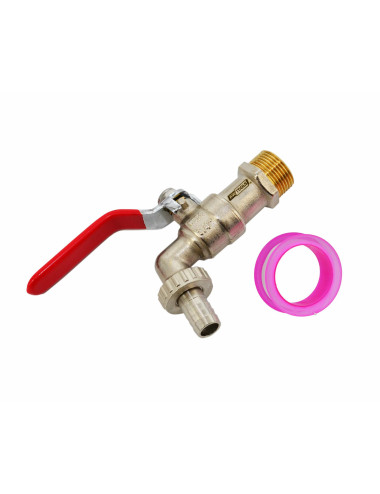 AWTOOLS KRAN OGRODOWY MOSIĄDZ NIK. 1/2" GZ 3/4"