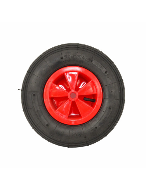 AWTOOLS KOŁO PNEU.3.50 PLASTIK 2PR CZER.