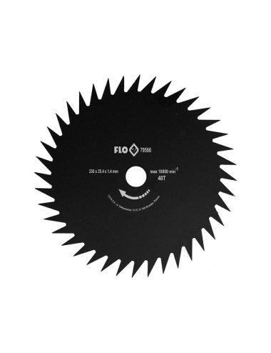 FLO NÓŻ DO KOSY TARCZA ZĘBY UKOŚNE 250 25,4mm