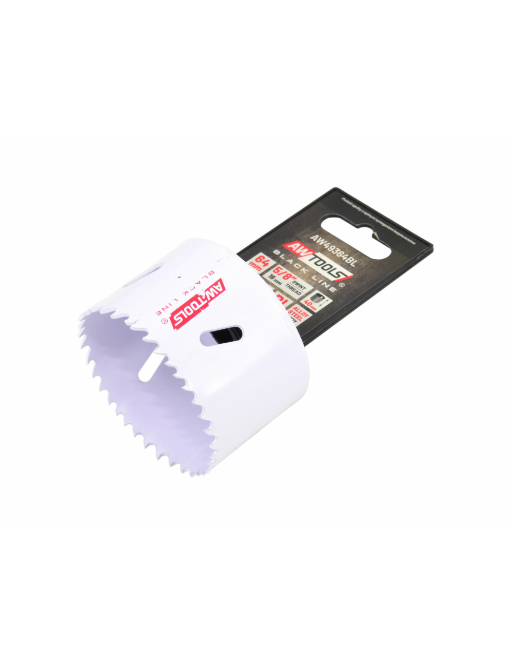 AWTOOLS OTWORNICA BIMETALOWA HSS-Co 8% 76mm BLACK LINE