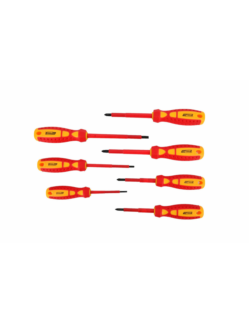 AWTOOLS ZESTAW WKRĘTAKÓW IZOLOWANYCH 7szt.S2