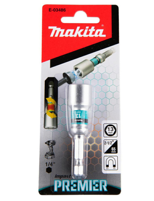 MAKITA UDAROWA NASADKA MAGNETYCZNA 1/4" HEX 13x65mm IP