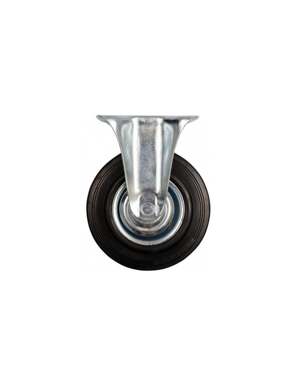 VOREL KOŁO STAŁE Z CZARNĄ GUMĄ 125mm