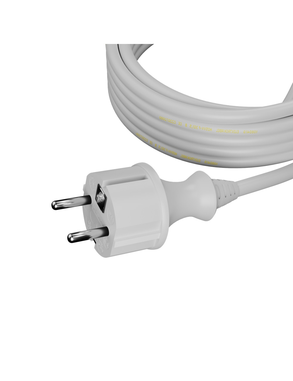 AWTOOLS PRZEWÓD Z WTYCZKĄ 3m 2x1,5 BIAŁY H05VV-F