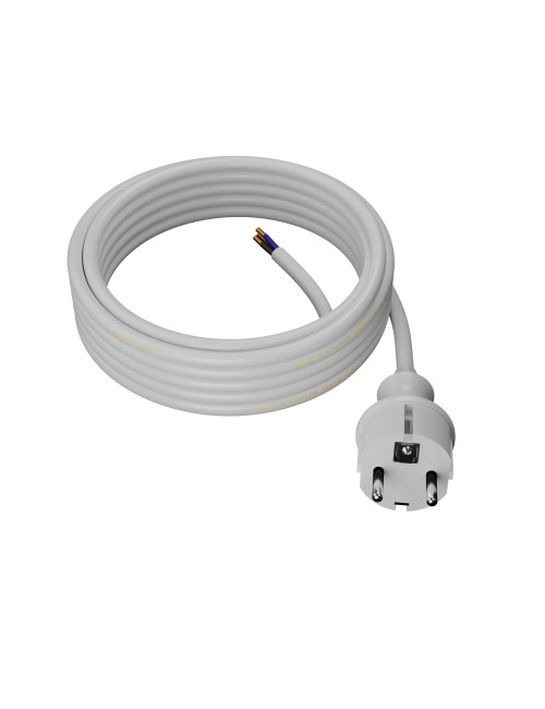 AWTOOLS PRZEWÓD Z WTYCZKĄ 1,5m 3x1,5 BIAŁYH05VV-F