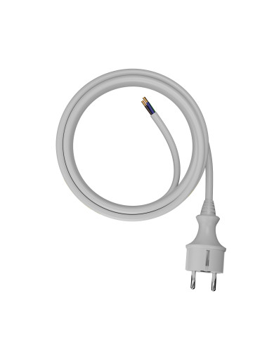 AWTOOLS PRZEWÓD Z WTYCZKĄ 1,5m 3x1,5 BIAŁYH05VV-F