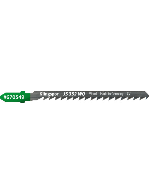 KLINGSPOR BRZESZCZOT DO WYRZYNARKI 100x8x1,25mm JS 352 WQ 5szt.