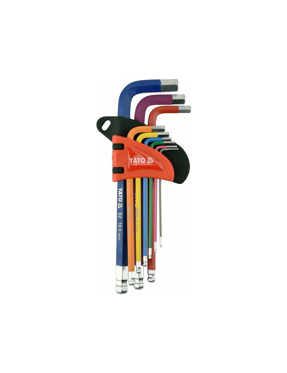 YATO IMBUSY 9szt KULA. 05632 1,5-10mm