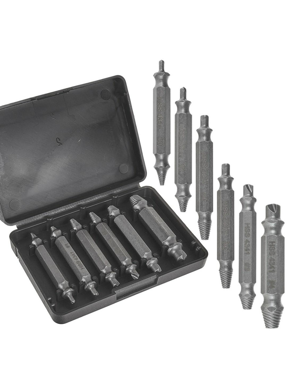 WYKRĘTAK DUSTRONNY DO ZERWANYCH ŚRUB 6szt.