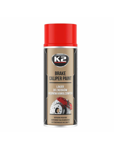K2 LAKIER BRAKE CALIPER SPRAY - CZERWONY 400ml