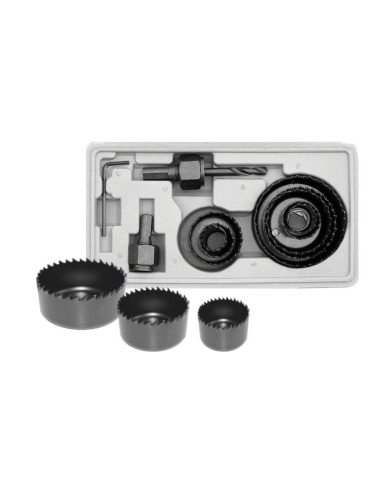 AWTOOLS OTWORNICE DO DREWNA 11szt. 19-64mm