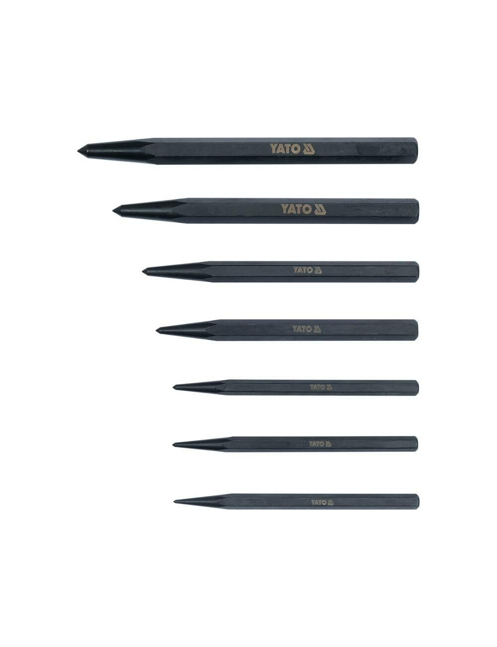 YATO PUNKTAKI DO ZNAKOWANIA MATERIAŁU KOMPLET 7szt.