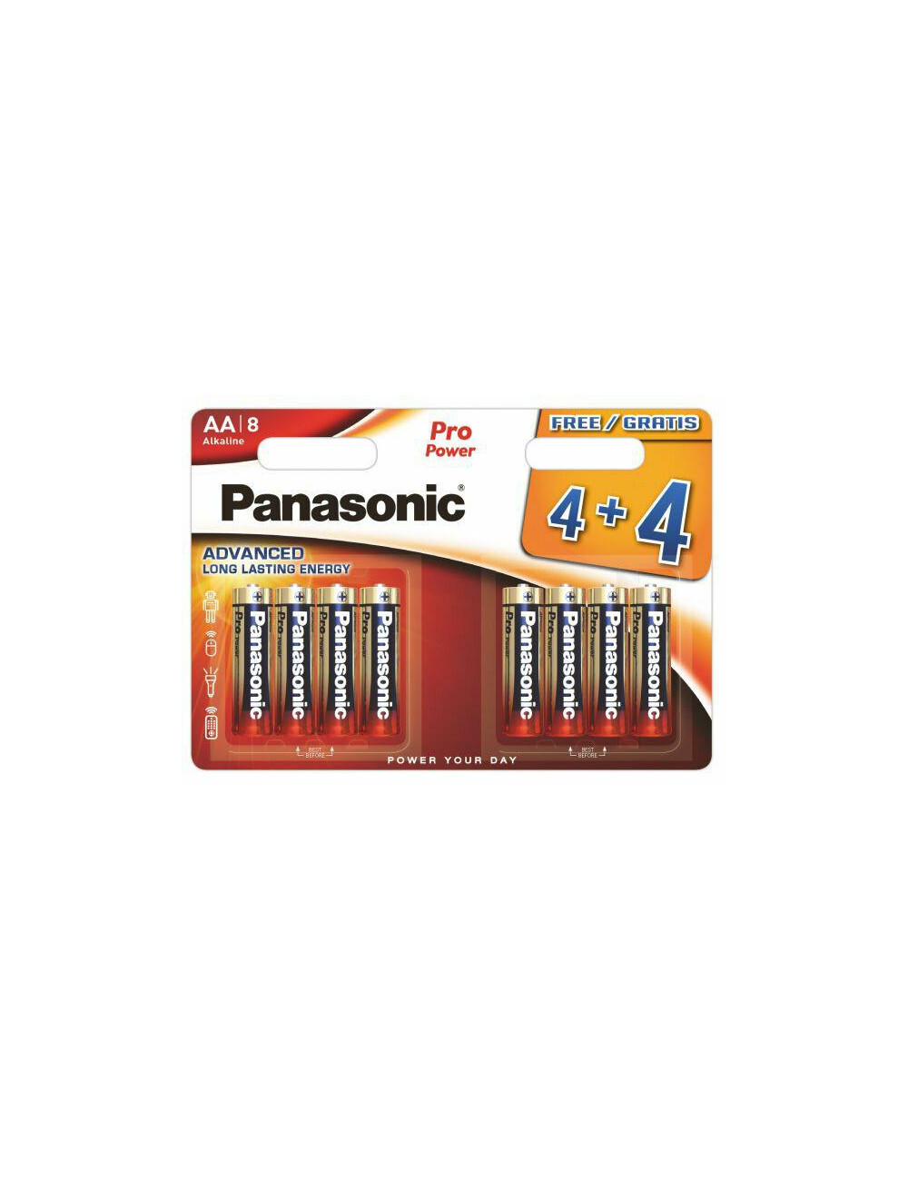 PANASONIC BATERIA ALK.LR6E BL8szt.