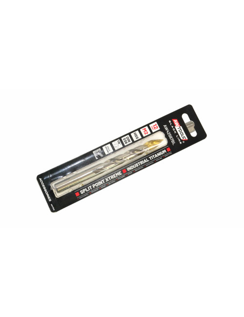 AWTOOLS WIERTŁO DO METALU M2 HSS-TiN 10mm SPLIT POINT XTREME BLACK LINE