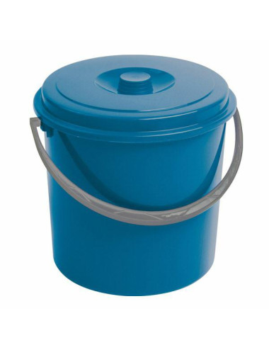 CURVER WIADRO 10L Z POKRYWKĄ NIEBIESKIE