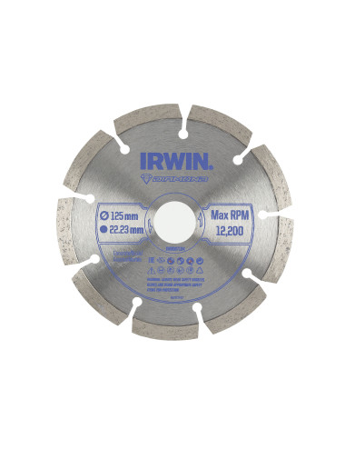 IRWIN TARCZA DIAMENTOWA 125mm x 22,23mm SEGMENTOWA