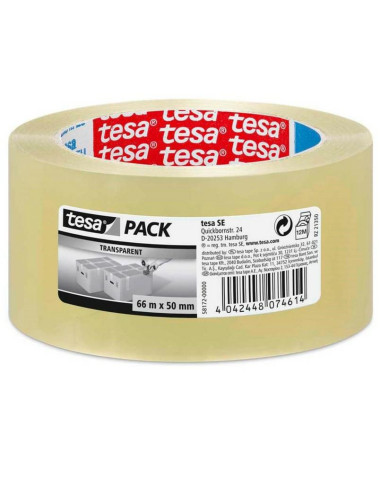 TESA TAŚMA PAKOWA STANDARD 66m x 48mm BEZBARWNA