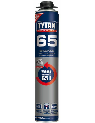 TYTAN PIANA PISTOLETOWA NISKOPRĘŻNA 65 750ml PROFESSIONAL