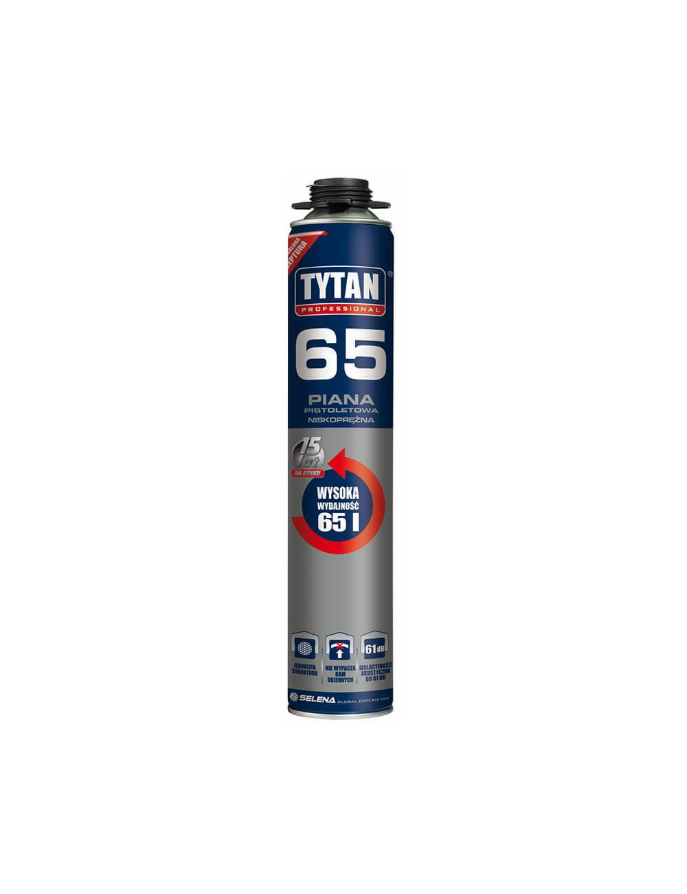 TYTAN PIANA PISTOLETOWA NISKOPRĘŻNA 65 750ml PROFESSIONAL