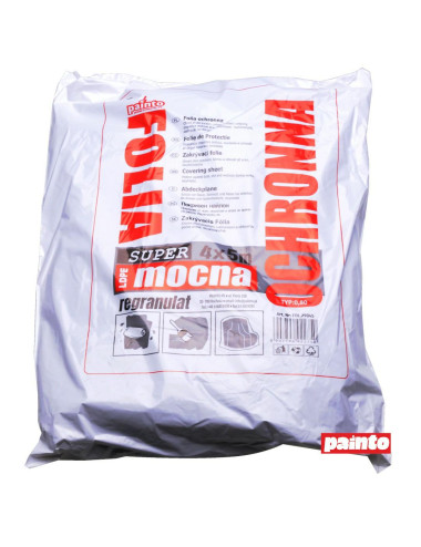 FOLIA MALARSKA 4x5 CZERWONA SUPER MOCNA