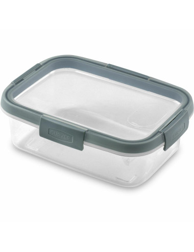 CURVER POJEMNIK NA ŻYWNOŚĆ PROSTOKĄTNY 1L TRANSPARENTNY NIEBIESKI