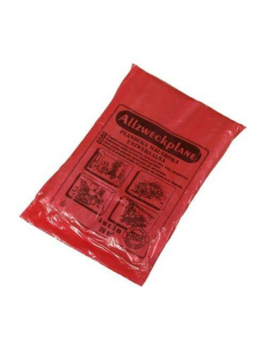 FOLIA MALARSKA 4x5 CZERWONA SUPER GRUBA HERMES