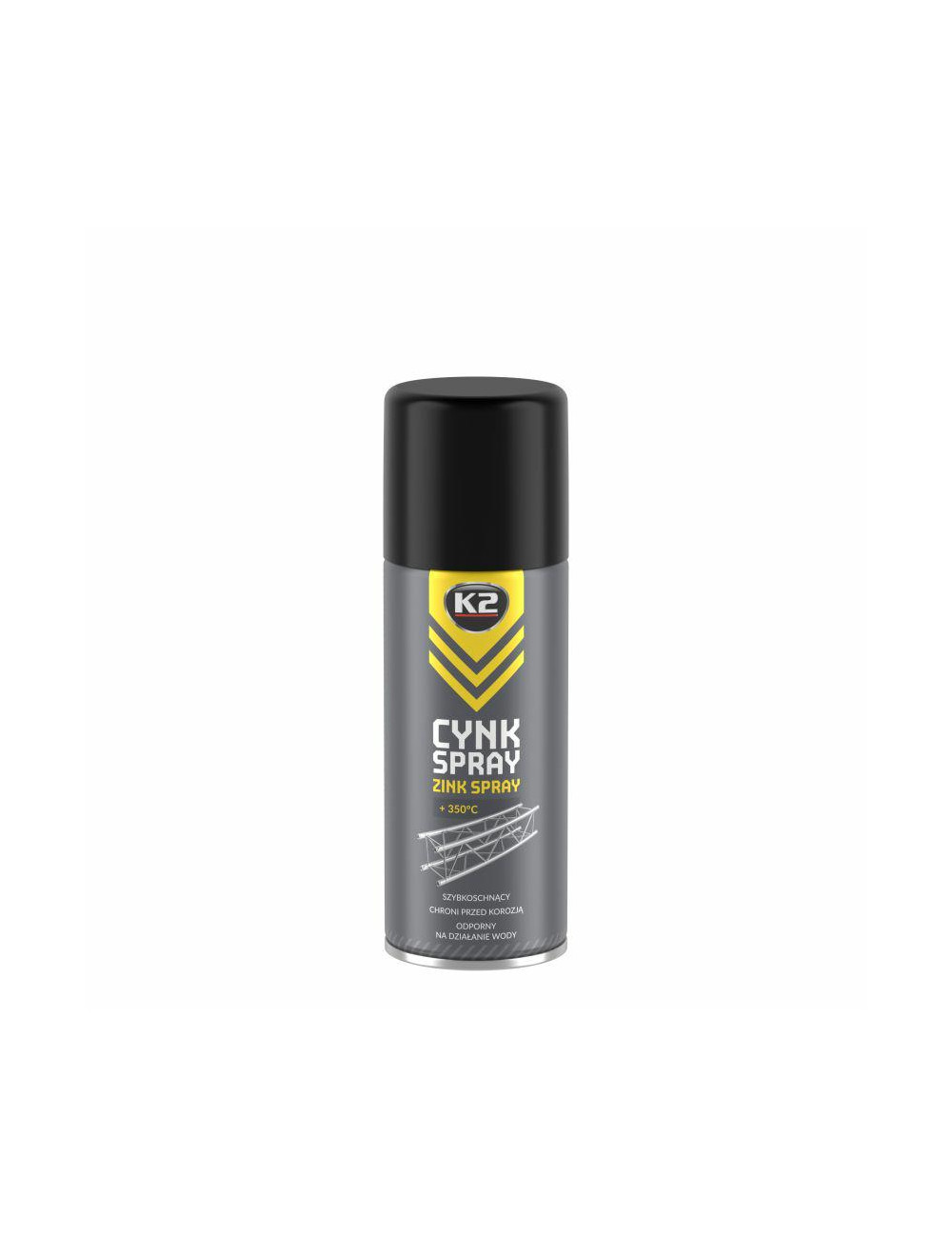 K2 CYNK SPRAY 400ML ZABEZPIECZA KONSTRUKCJE STALOWE PRZED KOROZJĄ