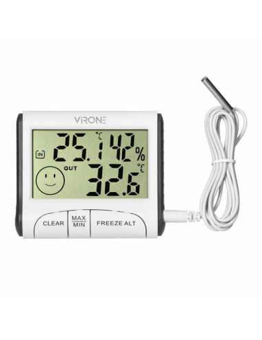 ORNO STACJA POGODOWA PRZEWODOWA TEMP, WILG, LCD &amp;&amp;