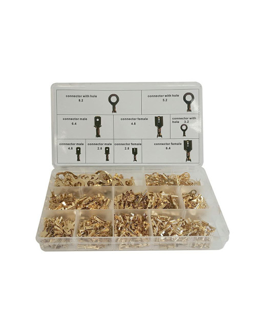 ZESTAW KONEKTORÓW SAMOCHODOWYCH 450szt. SILVER