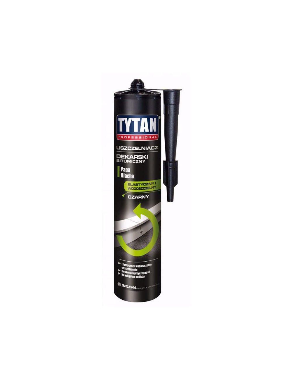 TYTAN USZCZELNIACZ DEKARSKI CZARNY BITUMICZNY 280ml PROFESSIONAL