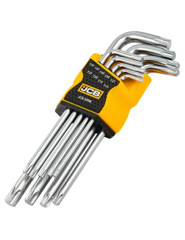 JCB TORX 9szt. DŁ. T10-T50
