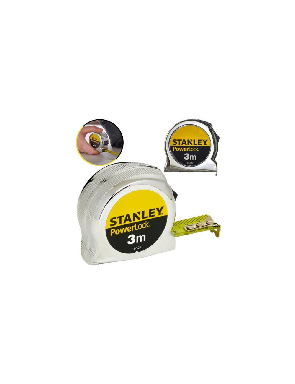 STANLEY MIARA ZWIJANA 3mx19mm MICRO POWERLOCK