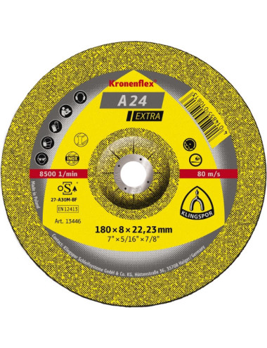 KLINGSPOR TARCZA SZLIF.230mm x 6,0mm x 22,2mm A24 Extra